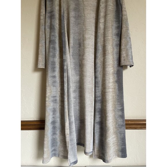 CATO Size Large Tan Ombre Open Cardigan Sweater - Picture 4 of 9